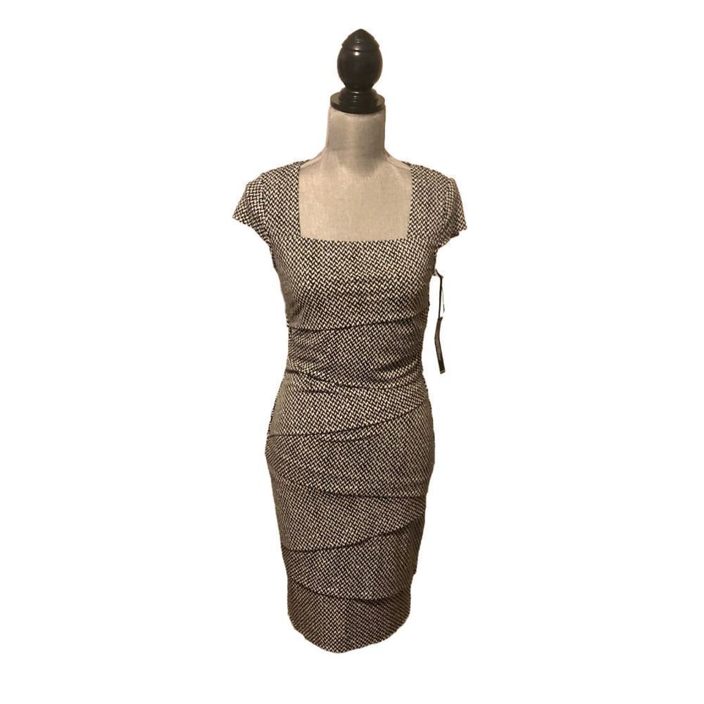 White House Black Market WHBM Bodycon Dress Women’s Size 6 NWT $160